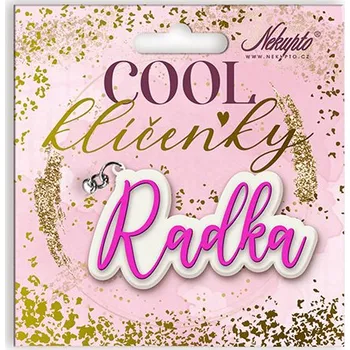 Nekupto Dárková klíčenka se jménem Radka