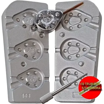 Forma na odlévání FORMA GRIPPA IN-LINE 65-95G+10 TRUBIČEK 5/3 GRÁTIS