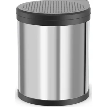 Odpadkový koš Hailo Compact-Box M nerez/černý