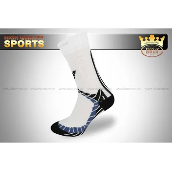 Dámské ponožky Funkční sportovní ponožky HOZA - H3600 Barva: bílá modrá, Velikost: 35-38