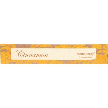 Svícen GLOBO Fair Trade Partner Přírodní indické vonné tyčinky Skořice, 12 ks