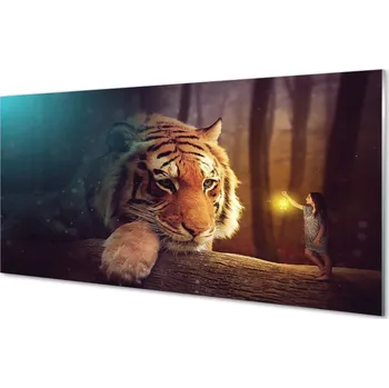 Obraz Obraz na skle Tiger Woods muž 125x50 cm 2 Přívěsky