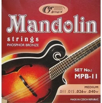 Struna pro kytaru a smyčcový nástroj Gorstrings MPB-11 Mandolin Sada strun na mandolínu