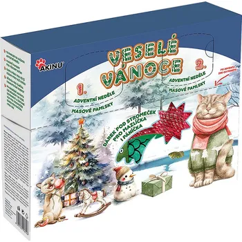 Pamlsek pro kočku AKINU Staročeské adventní balení 2v1 pro kočky 1 ks