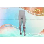 Hoza Dětské punčochové kalhoty - sněhové vločky - H5000 Barva: šedá, Velikost: 104-110 cm / 3-4 roky