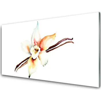 Obraz Obraz na skle Květ Umění 125x50 cm 2 Přívěsky