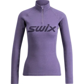 Dámské termo spodní prádlo Swix RaceX Merino Half Zip W dusty purple - L