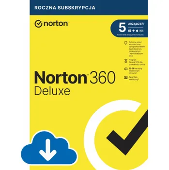 Antivir Norton 360 Deluxe pro 5 zařízení na 36 měsíců (21441569)