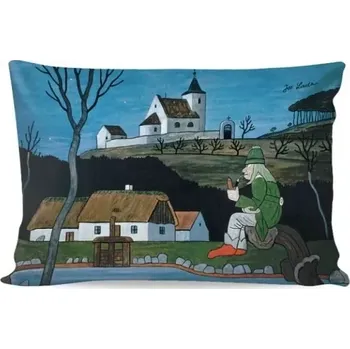 Povlak na polštářek Povlak Josef Lada - HASTRMAN A HVĚZDY