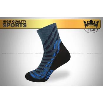 Dámské ponožky Hoza Kotníčkové funkční sportovní ponožky HOZA-od 69kč - H3019 Barva: antracit modrá, Velikost: 35-38