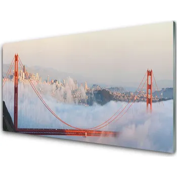 Obraz Obraz na skle Mosty Architektura 125x50 cm 2 Přívěsky