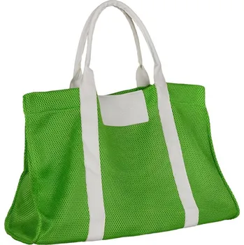 Kabelka Velká, skládací dámská plážová a nákupní taška Barva: Zelená