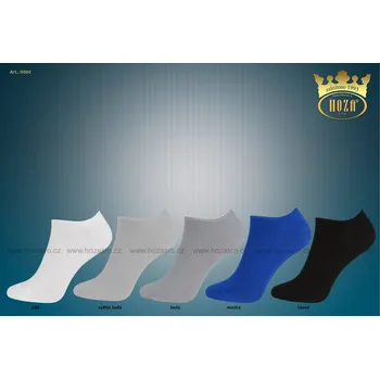 Dámské ponožky Dámské kotníkové ponožky HOZA s elastanem - tmavý mix - H004 Barva: Balíček Uni 5párů, Velikost: 35-38