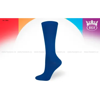 Dětské podkolenky HOZA s elastanem-jednobarevné - H036 Barva: Modrá, Velikost: 31-34