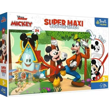 Puzzle Trefl Obojstranné puzzle Mickeyho klubík SUPER MAXI