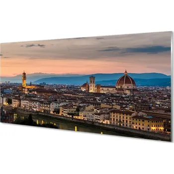 Obraz Obraz na skle Italy Panorama katedrála hory 125x50 cm 2 Přívěsky