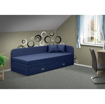 Pohovka Nabytekmorava Rozkládací pohovka s úložným prostorem Odeta 160 Savana modrá 80