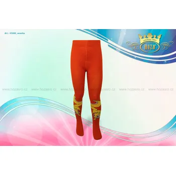 Hoza Dětské punčochové kalhoty - veverka - H5000-n8 Barva: červená, Velikost: 92-98 cm / 1-2 roky