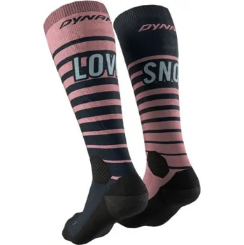 Pánské oblečení podkolenky Dynafit FT Graphic Socks, mokarosa - vel. 39-42 119052