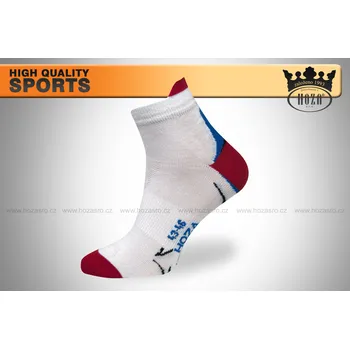 Pánské ponožky Hoza Kotníčkové funkční sportovní ponožky - H3014 Barva: červená modrá, Velikost: 43-46