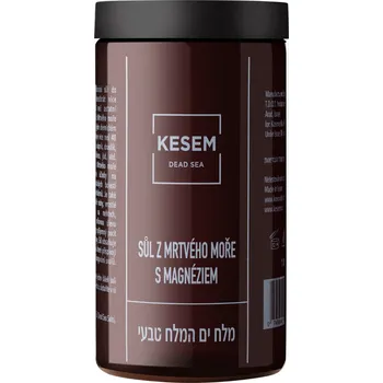 Koupelová sůl KESEM Dead sea Sůl z Mrtvého moře s magnéziem, 1 kg