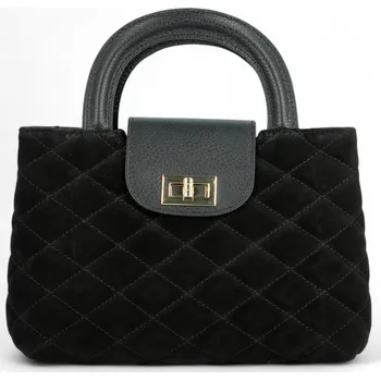 Kabelka Dámská kožená kabelka do ruky černá - Delami Shirras černá