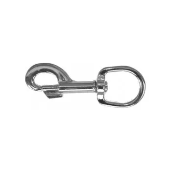 Karabina 90mm otočná Zn niklovaná 1ks (odběr balení 2ks)