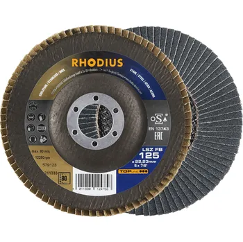 Brusný kotouč RHODIUS Lamelový brusný kotouč LSZ FB 125 x 22,23 TOPline