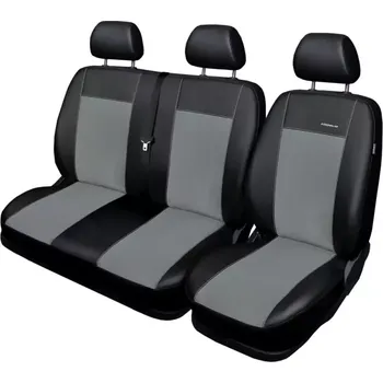 Potah sedadla Automega Autopotahy RENAULT TRAFIC, 9 míst, od r. 2001-2014 Eko kůže šedá