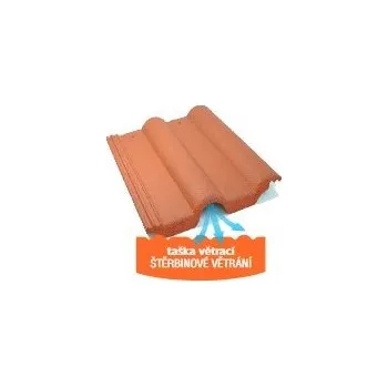 BESK SUPER lesklá Taška větrací cihlově červená - nový typ