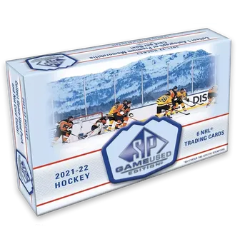 Karetní hra 2021-22 Upper Deck SP Game Used Hockey Hobby Box