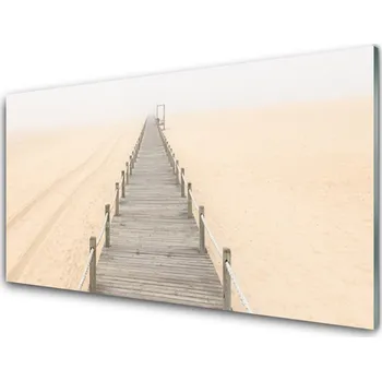 Obraz Obraz na skle Most Písek Architektura 140x70 cm 2 Přívěsky