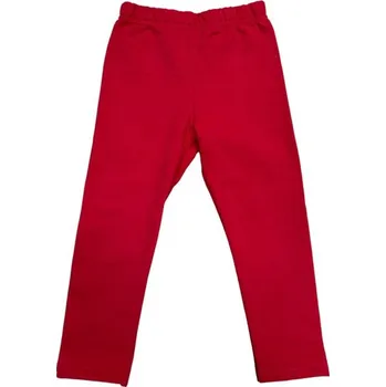 Termo legíny dívčí jednobarevné jahoda - 98