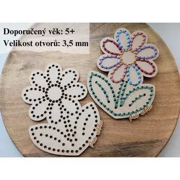 kreativní sada Vyšívací sada - květina - PANÍ UČITELCE