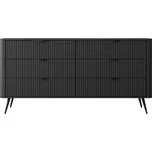 Šuplíková komoda LANTE - černá