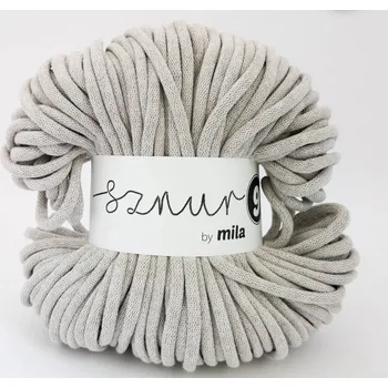 Příze Bavlněná šňůra MILA 5mm - lněná (Délka šňůry: 100m)