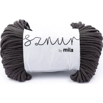 Příze Bavlněná šňůra MILA 3mm - čokoládová (Délka šňůry: 100m)