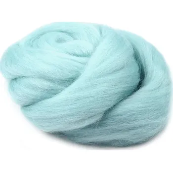Ovčí rouno Ovčí rouno česané 20 g - akvamarín
