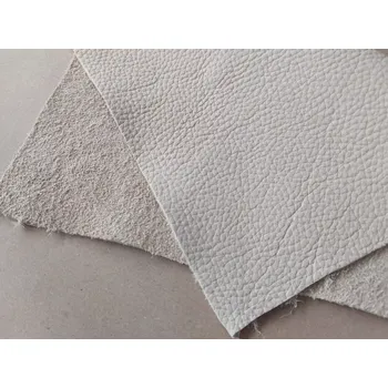 Vložka do bot Kůže pro rozměr 26x30cm - č.7 - bílá káva (Čalounická kůže na stélky)