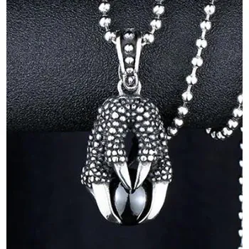 Řetízek Náhrdelník s pařátem ocelový