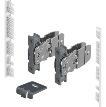 Nábytkové kování Hettich Avantech You Sada spojek pro vnitřní čelo k bokům V101 mm bílá