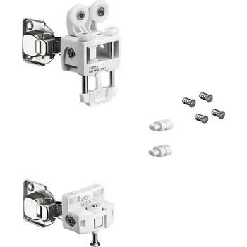 Nábytkové kování Hettich Wingline L do 12Kg bez zavíracích pružin s dolním vedením levá bílá