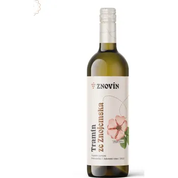Víno Znovín Znojmo Tramín červený ročníkové jakostní víno 2022