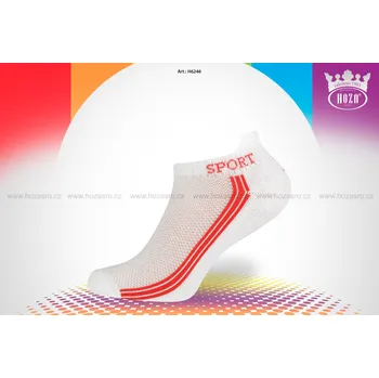 Dámské ponožky Hoza - H6246 Barva: Bílá, Velikost: 35-38
