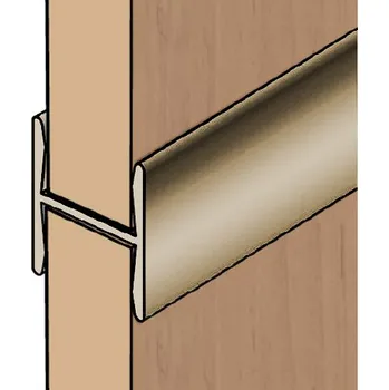 Nábytkové kování Dělící profil "H" světlý bronz - 3m
