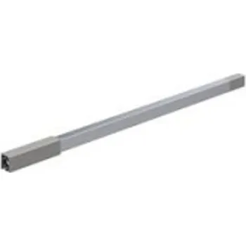 Nábytkové kování Hettich InnoTech Atira podélný reling, 470 mm stříbrný pravý