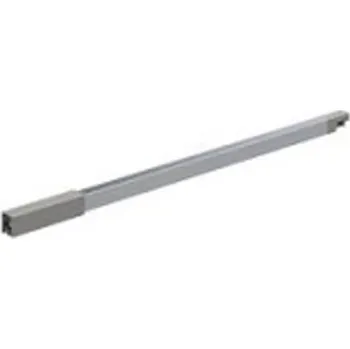 Nábytkové kování Hettich InnoTech Atira podélný reling, 520 mm stříbrný levý