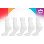 Hoza Dětské ponožky HOZA, hladké - bílé - H034-C Barva: Balíček -C-5ks bílých, Velikost: 19-22