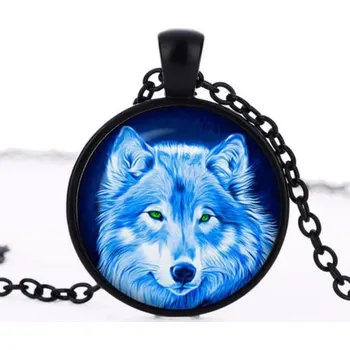 Řetízek Náhrdelník a přívěsek vlk