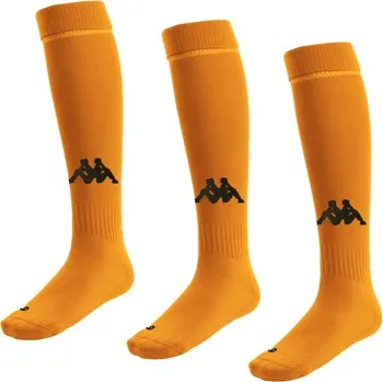 Pánské ponožky Kappa PENAO štulpny (3 pack) Orange-Black 27-30